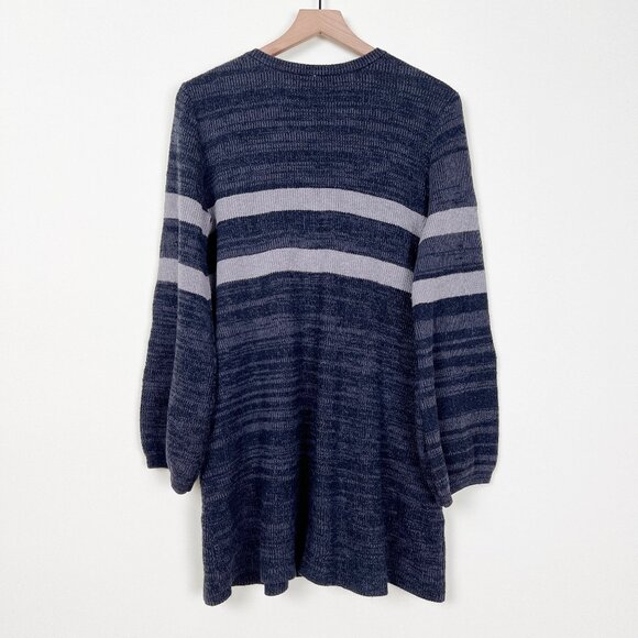 Free People Oversized Knit Sweater Dress Mini Long Balloon Sleeve Loose Slouchy - Picture 7 of 8